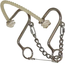 REINSMAN Diamond R Little S Rope Nose Hackamore for Horse, DR058
