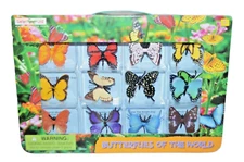 Safari Ltd Butterflies of the World Kids Learning Toy 3+ Collection Vintage