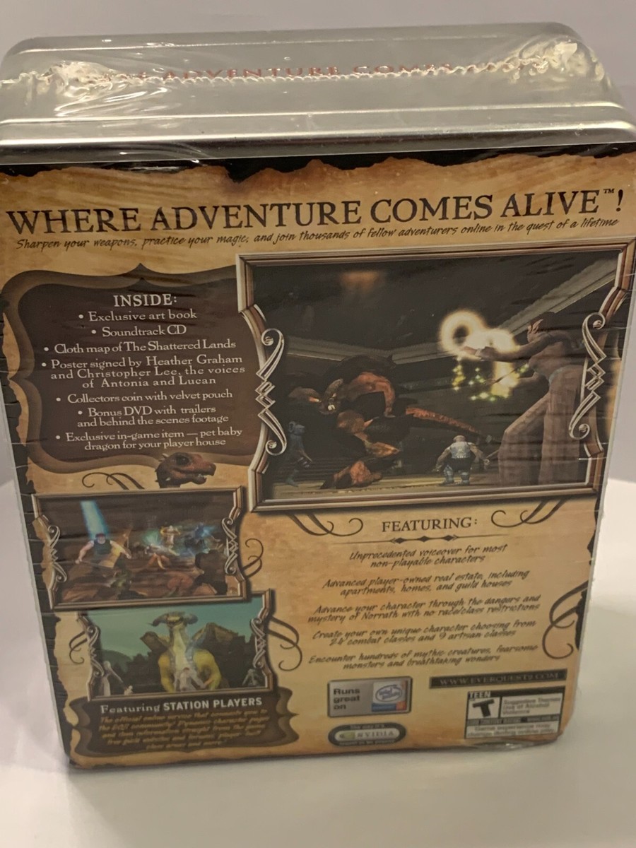 Everquest II 2 Collector's Edition PC GAME [DVD-ROM] Metal