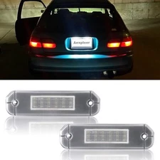 2x 2D LED License Plate Light Lamp For Honda Civic Coupe Hatchback Sedan Del Sol