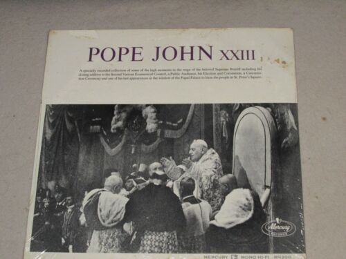 Pope John XXIII Excerpts from Sounds of the Vatican 1963 Mercury RM200 Sealed LP - Afbeelding 1 van 1
