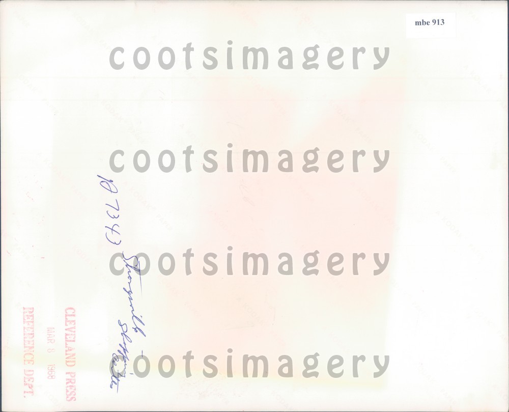 1968 Artist's Sketch Ledgewood Square Shopping Cntr Strongsville OH