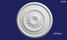 Rosette 50 cm Rosetten Deckenrosette Zierrosette Zierleisten Stuck PG 505