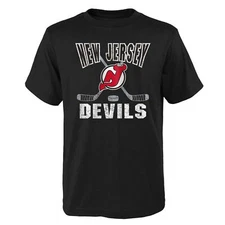 Outerstuff NHL Youth Boys New Jersey Devils Short Sleeve T-Shirt, Black