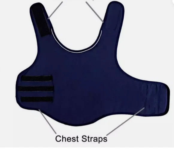 S AZUL Ropa para Mascotas Perro Chaleco Chaqueta Mantener Calmante Suministros para Mascotas Camisa Trueno Foto 2 de 4