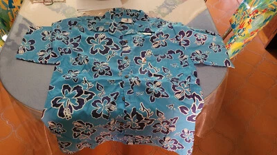 RARE 60's CHEMISE DE TAHITI ORIGINAL T. BELLE COULEUR TAILLE M L MADE IN TAHITI - Photo 1/4