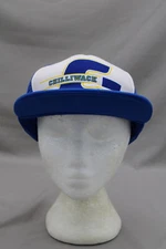 Vintage Screened Trucker Hat - Chilliwack Big C logo - Adult Snapback