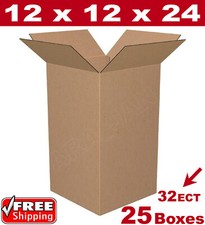 25 - 12x12x24 Cardboard Boxes Mailing Packing Shipping Box Corrugated Carton