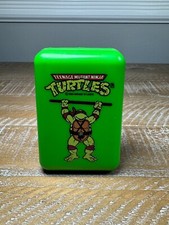 Mini estuche de viaje de colección Teenage Mutant Ninja Turtles 1989 TMNT