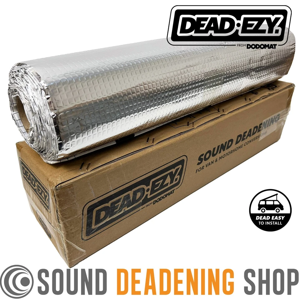 Sound Deadening Dodo Mat DEAD-EZY 5m Roll Butyl Camper Van Vibration Proofing