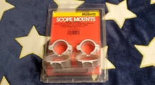 MILLETT SCOPE MOUNTS SEE-THRU SILVER STAINLESS CVA APOLLO ROUND P/N SE00933