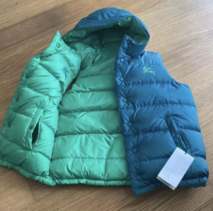 Burberry vest kids green sale
