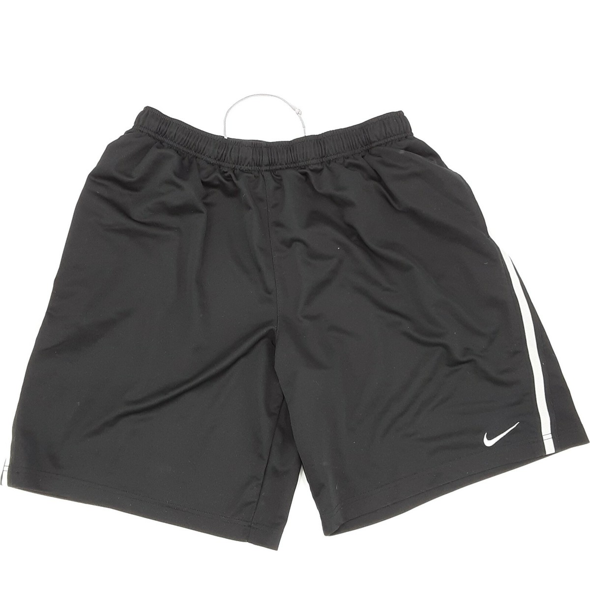 Nike Men's Black Athletic Basketball Shorts Elastic Waist