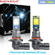 9006 Switchback Dual Color White-YELLOW Daytime Running Light Bulb|Fog|Headlight