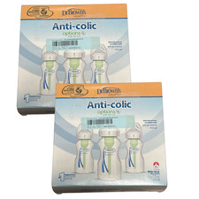 2 Pack Dr. Brown  s Anti-Colic Options Wide-Neck Baby Bottles 9oz 3-Pack New