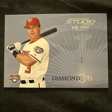 2005 Donruss Studio DIAMOND CUTS JOSE VIDRO #DC-23 #/1250 NATIONALS AA10