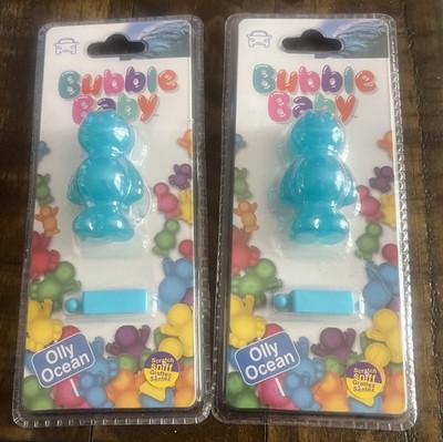 3D BUBBLE BABY FIGURE CAR AUTO AIR FRESHENER VENT  Olly Ocean blue mens gift