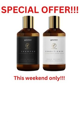 Raypath Green Caviar Shampoo & Conditioner - Natürlicher Luxus Glanz und Pflege 