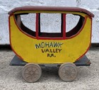 Antique Vintage Early 1940s Folk Art Toy Trains / Steam Engines — photo 4