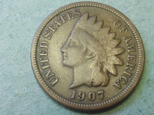 1907 INDIAN HEAD CENT VG