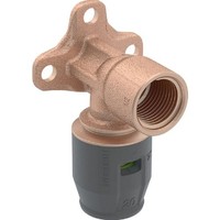 Geberit Pushfit Anschl.-Winkel 90Gr D20Xrp1/2, Rotguss 651281001