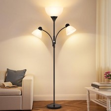 Floor Lamp for Living Room,72" Dimmable Torchiere Lamp with 2 Reading Lights ...