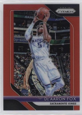 2018-19 Panini Prizm Red Prizm 94/299 De'Aaron Fox #151 0kr0