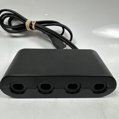Nintendo Wii U Official OEM GameCube Controller Adapter WUP-028  Works On Switch
