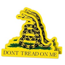 Dont Tread On Me Gadsden Flag Stickers - Made in USA | Gadsden Rattlers