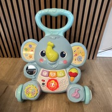 VTech Elephant First Steps Baby Walker Push Along with Lights, Sound & Music