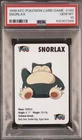 1998 KFC Pokemon Card Game Snorlax #143 PSA 10