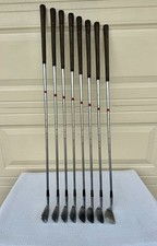 Classic 1971 Ben Hogan Bounce Sole Iron Set w/ Apex 4 Stiff Shafts All Original