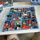 72-Diecast hot wheels, matchbox Toy Car Collection Lot, Blue Storage Trays — photo 1