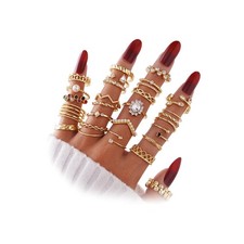 Gold Knuckle Rings Set for Women, Dainty Simple Trendy Cute Stackable Finger ...