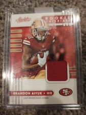 2020 Panini Absolute Football Brandon Aiyuk #19 Rookie Materials San Francisco
