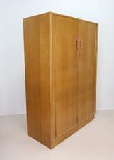 Mid century G Plan E Gomme Brandon Oak Double Wardrobe