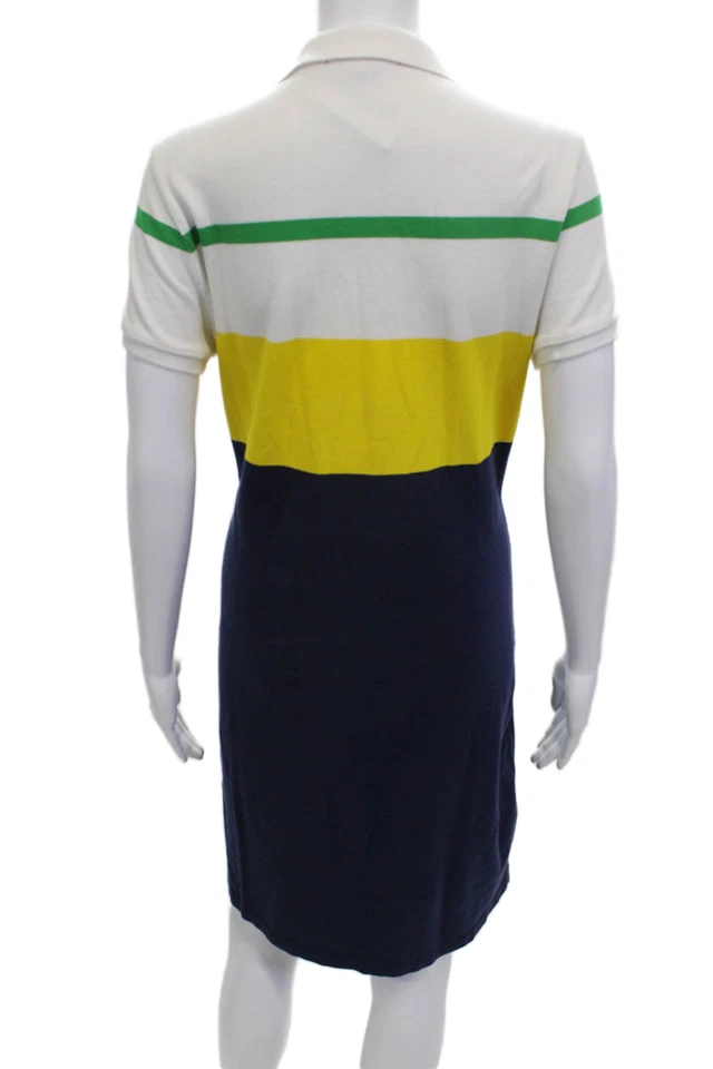 Polo Ralph Lauren Sport Mujer Manga Corta Rayas Blanco Talla XL Foto 3 de 4