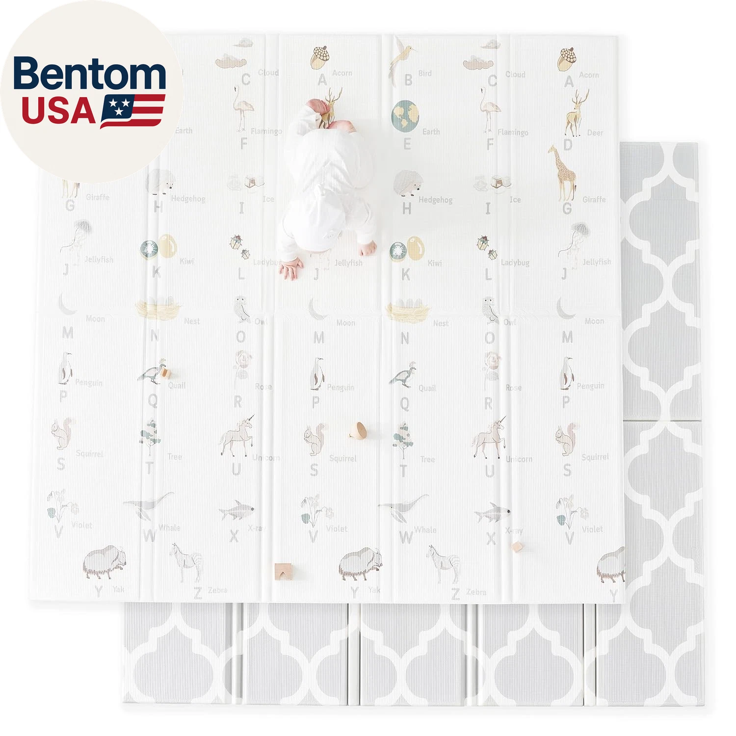 Extra Large Baby Play Mat for Playpens, 71.5”X70” Reversible & Waterproof, Certi
Opens in a new wind