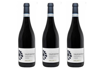 3 x Rotwein Delibori Valpolicella DOC Classico 0,75L 12,5% Vol ( 13,38/L)