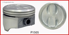 Standard Bore Dish Pistons Set W Press Fit Pins For 1967-1995 Chevy Sbc 350 5.7 Standard Bore Dish Pistons Set W Press Fit Pins For 1967-1995 Chevy Sbc 350 5.7