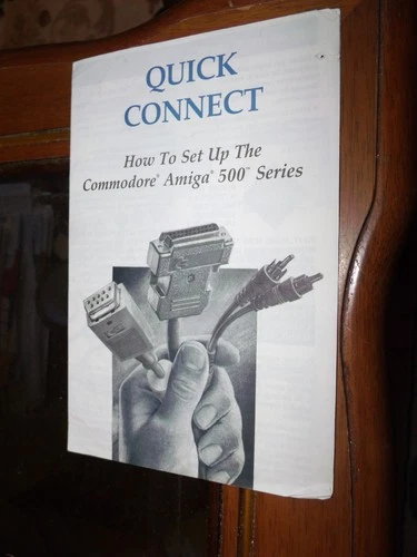 Commodore Amiga  500 Quick Connect Guide - Vintage