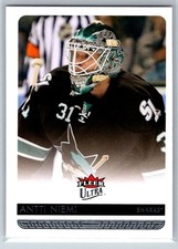 2014-15 Fleer Ultra #160 Antti Niemi San Jose Sharks