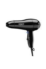 Conair 1875 Watt Mid Size Ceramic Hair Dryer, Black