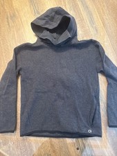 Kids boys Gap hoodie with inner face liner gray large 10