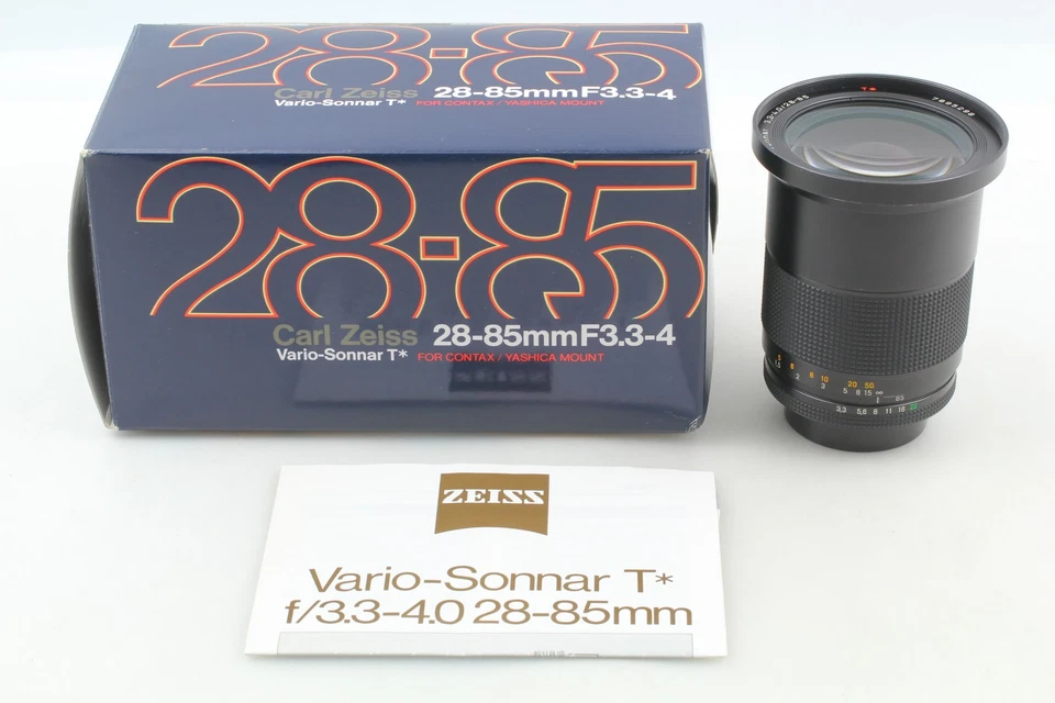 [Caixa Top PERFEITA] Lente Contax Carl Zeiss Vario-Sonnar T* 28-85mm F3.3-4 MMJ JAPÃO - Imagem 3 de 4