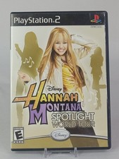 Disney Hannah Montana: Spotlight World Tour PlayStation 2 Tested Working PS2 CIB