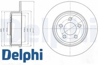 2X Bremsscheibe Delphi BG4074 2 Bremsscheiben Hinterachse Hinten