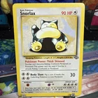 Snorlax Non Holo Rare Pokemon TCG Card Jungle Set 27/64 Near MINT Condition