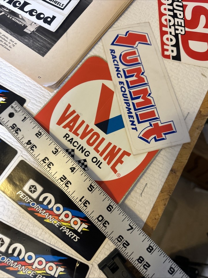Vintage Decals Stickers Racing Car Performance Lot of 22 Stickers ...