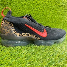 Nike Air Vapormax 2021 Flyknit Womens Size 7.5 Black Running Shoes Sneakers